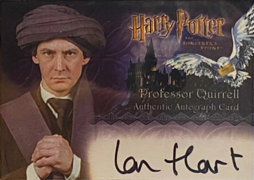 Ian Hart as Professor Quirrell - Front