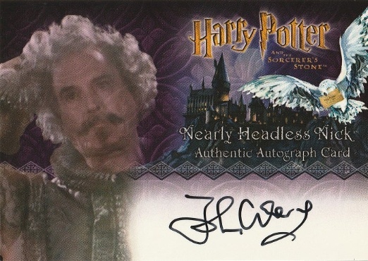 John Cleese as Nearly Headless Nick - Front