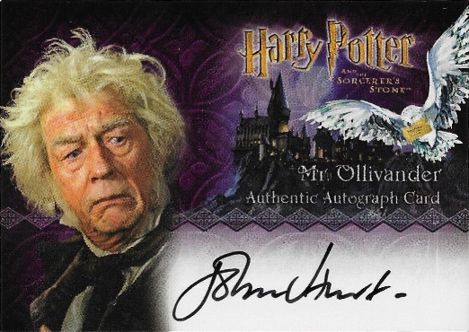 John Hurt as Olivander - Front