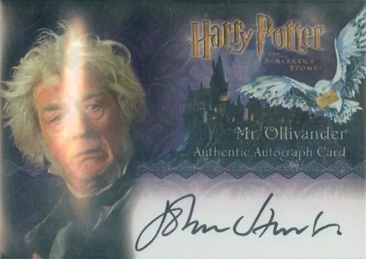 John Hurt as Olivander - Front