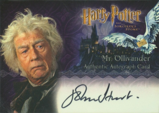 John Hurt as Olivander - Front