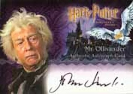 John Hurt as Olivander - Front