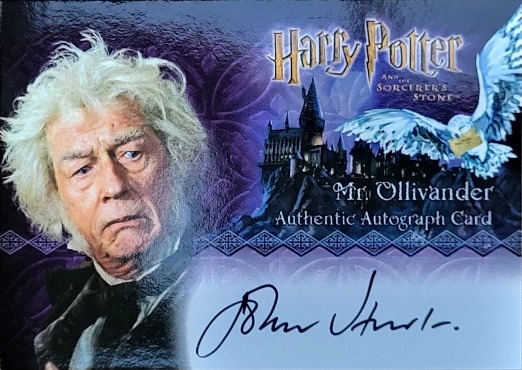 John Hurt as Olivander - Front