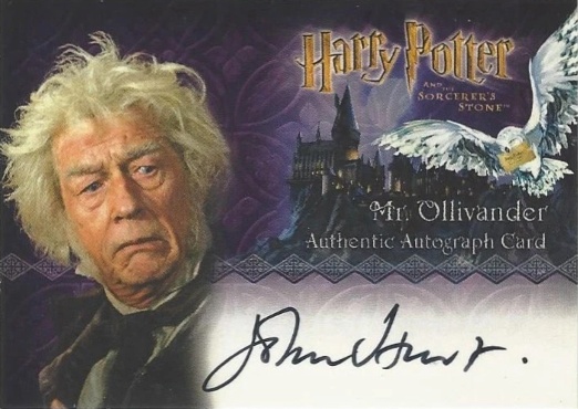 John Hurt as Olivander - Front