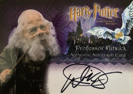 Warwick Davis as Professor Flitwick - Front