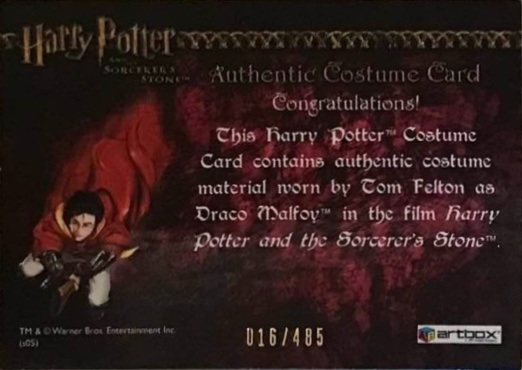 Draco Malfoy's Scarf - Back