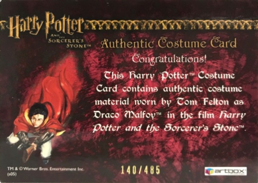 Draco Malfoy's Scarf - Back