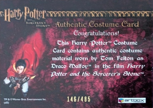 Draco Malfoy's Scarf - Back