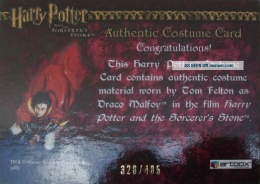 Draco Malfoy's Scarf - Back