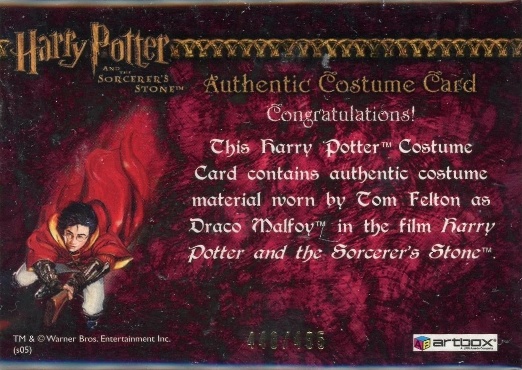 Draco Malfoy's Scarf - Back