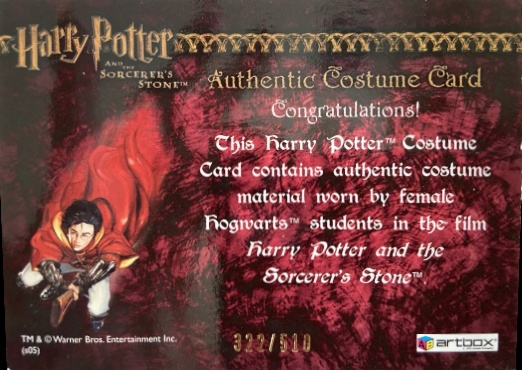 Female Hogwarts Students Costume - Back