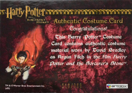 Filch's Pants - Back