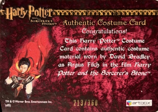 Filch's Pants - Back