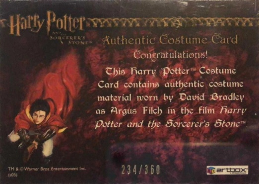 Filch's Pants - Back