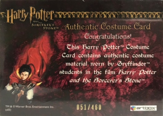 Gryffindor Students Costume - Back