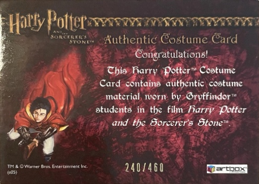 Gryffindor Students Costume - Back