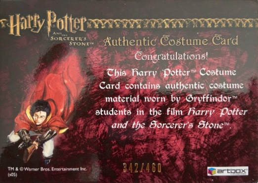 Gryffindor Students Costume - Back