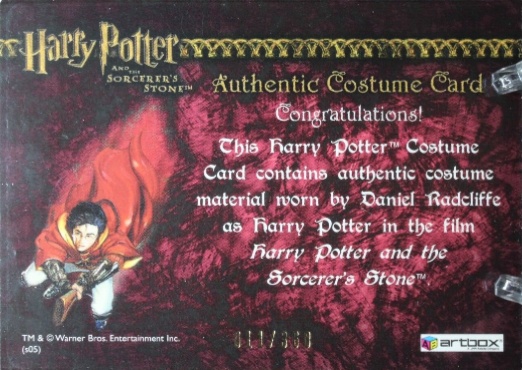 Harry Potter's Pajamas - Back