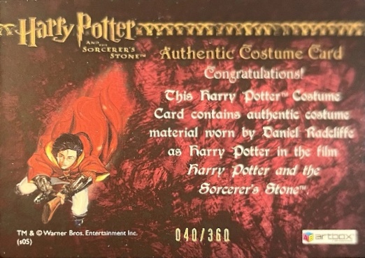 Harry Potter's Pajamas - Back
