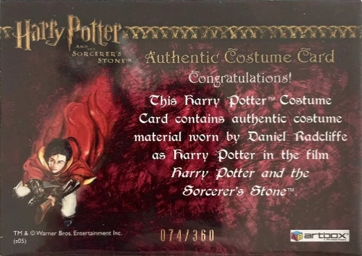 Harry Potter's Pajamas - Back