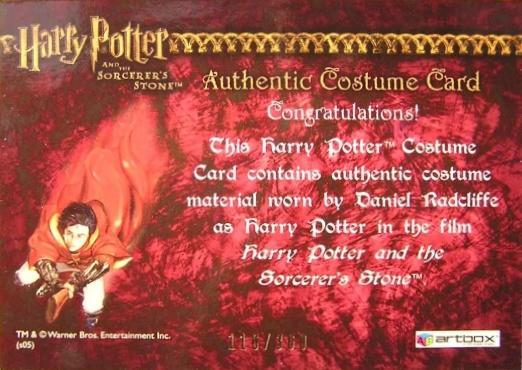 Harry Potter's Pajamas - Back