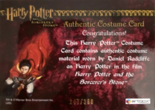 Harry Potter's Pajamas - Back