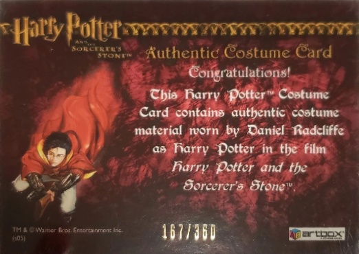 Harry Potter's Pajamas - Back