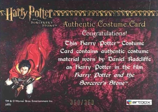 Harry Potter's Pajamas - Back