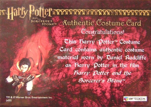 Harry Potter's Quidditch Jumper - Back