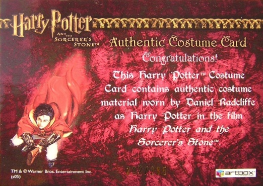 Harry Potter's Quidditch Jumper - Back