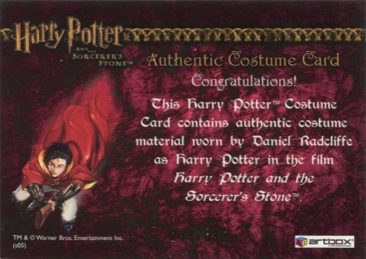 Harry Potter's Quidditch Jumper - Back