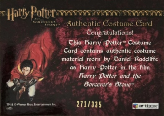 Harry Potter's Quidditch Jumper - Back