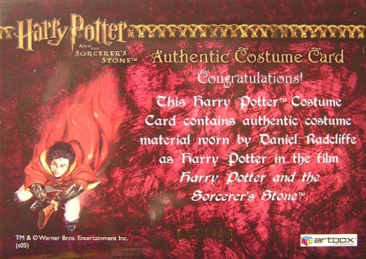 Harry Potter's Quidditch Robe - Back