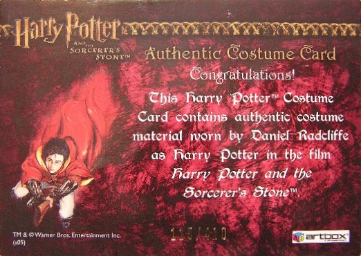 Harry Potter's Quidditch Robe - Back