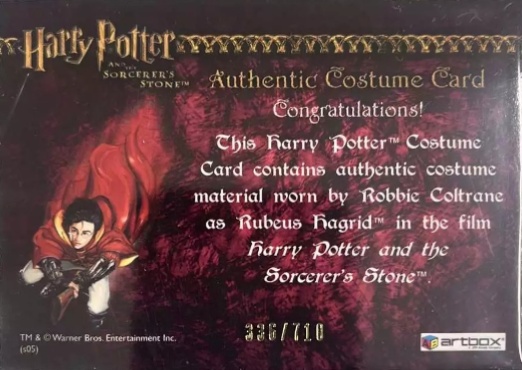 Rubeus Hagrid's Shirt - Back