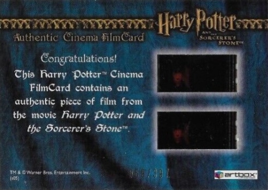 Harry With New Wand in Ollivander's - Back