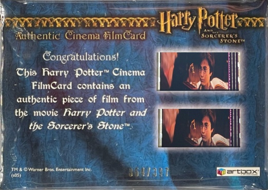 Harry With New Wand in Ollivander's - Back