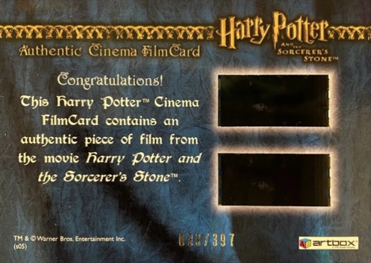 Harry being sorted - Back