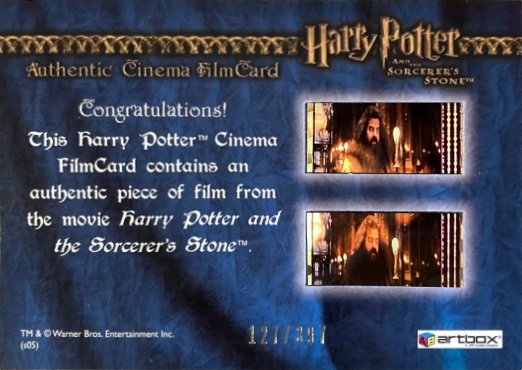 Harry being sorted - Back