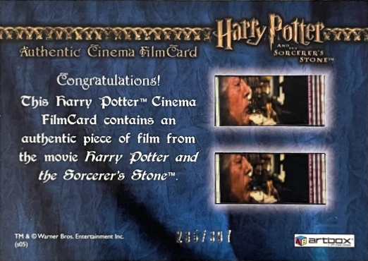 Harry being sorted - Back