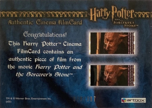 Harry being sorted - Back