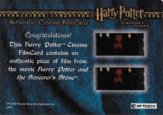 Harry being sorted - Back