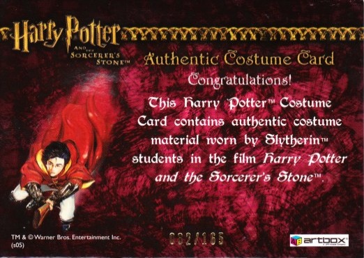 Slytherin Students Uniform - Back