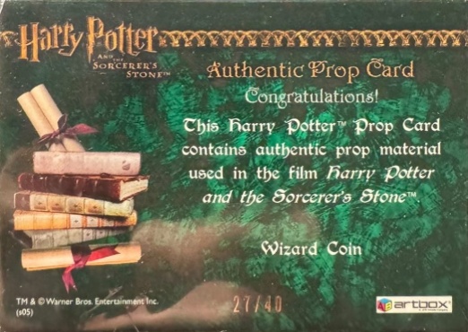 Wizard Coin Bronze Knut - Back