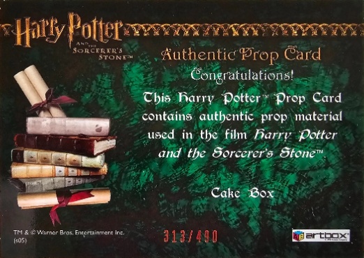 Cake Box - Back