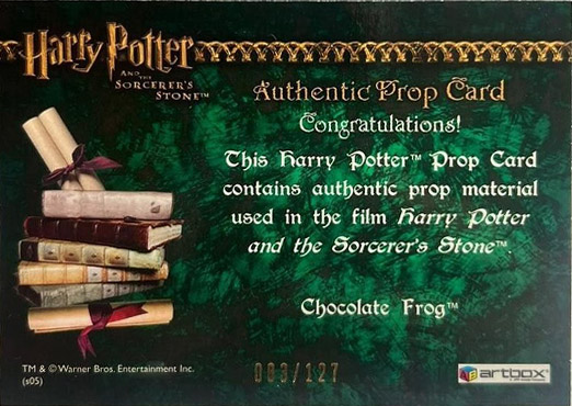 Chocolate Frog - Back