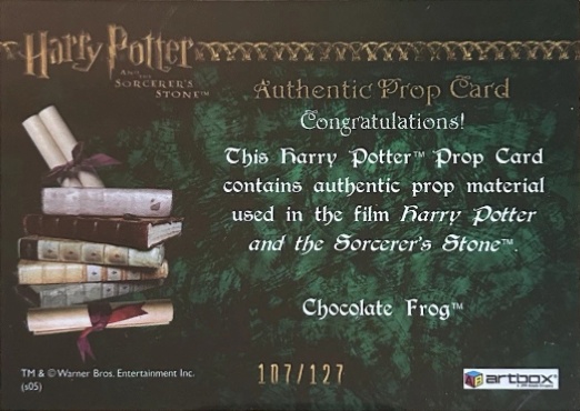 Chocolate Frog - Back