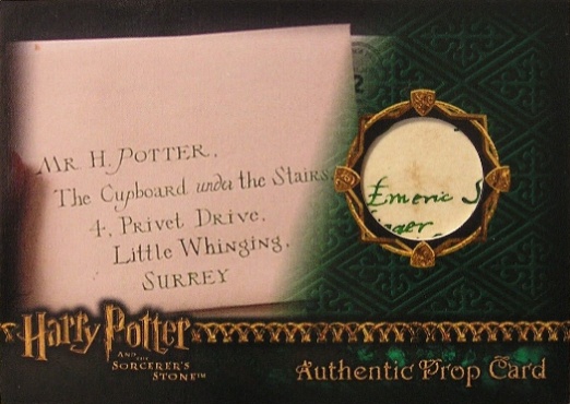 Harry's Letter Delivered to 4 Privet Drive - Front