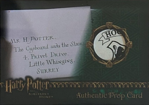 Harry's Letter Delivered to 4 Privet Drive - Front