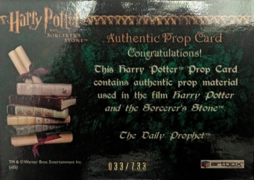 The Daily Prophet - Back